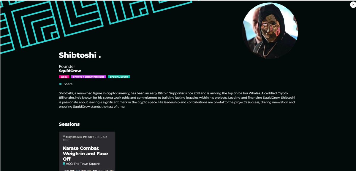 > @Shibtoshi_SG , the founder of @SilentSwapcom, my focus project, will be present at the @KarateCombat event (during the @consensus2024 meeting) on May 30th (French time).