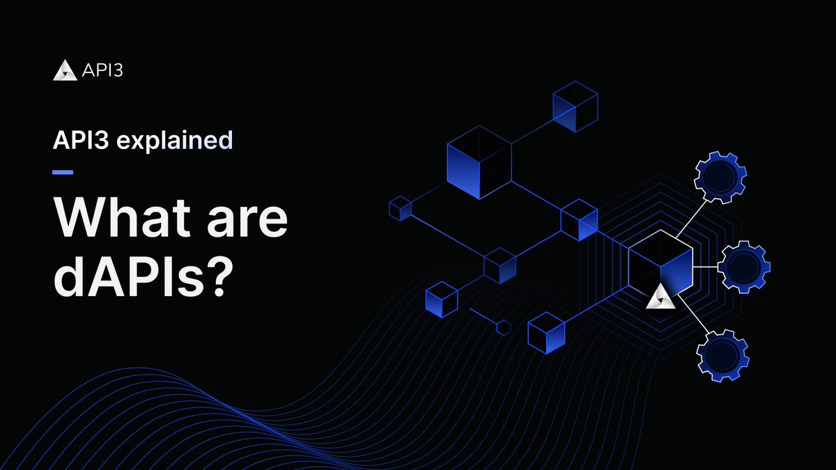 What is a dAPI❓

A decentralized API (dAPI) is a data feed that links data providers directly to smart contracts, offering end-to-end transparency & onchain verifiability.

Here's a short thread on why builders prefer to power their protocols with API3's Oracle Stack:

 🧵⬇️