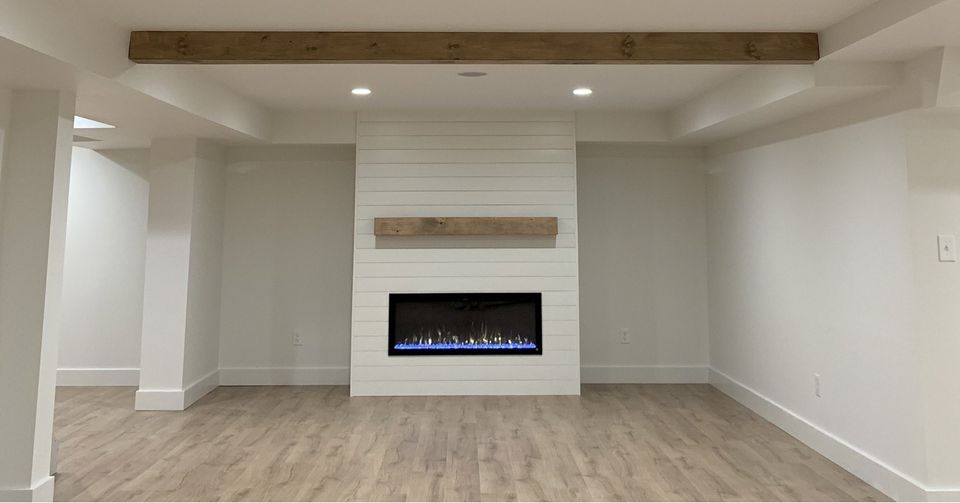 The Finishing Touch on a Finished Basement - Summer Fireplace Style Inspiration Summer is around the corner - what’s your next home project? As the temperature climbs, we look for the coolest place to relax. With a Touchstone® Electric Fireplace, you can chill by the fire on the
