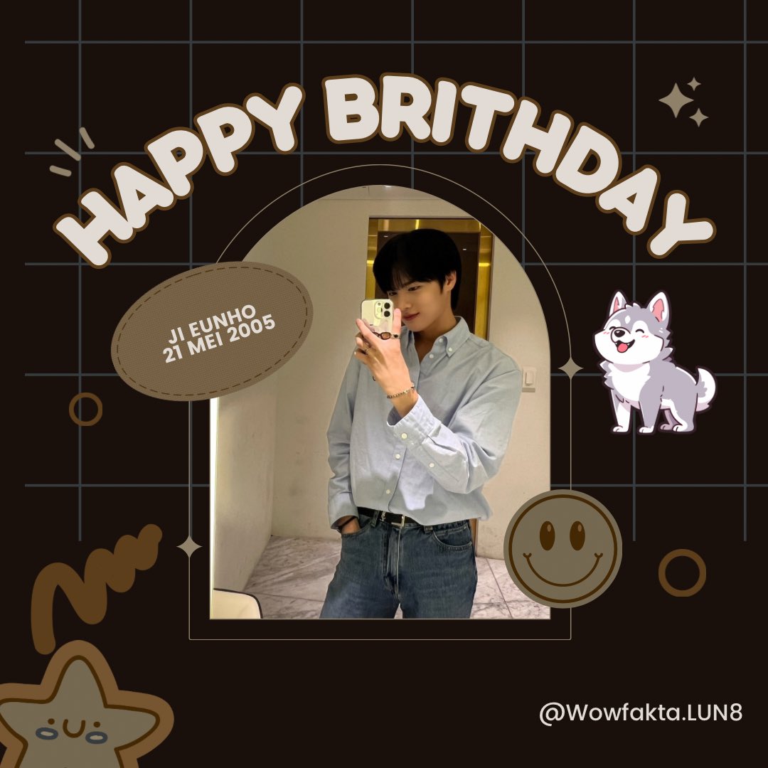 𖥔 ݁ ˖ 🐺ℍ𝕒𝕡𝕡𝕪 𝔹𝕚𝕣𝕥𝕙𝕕𝕒𝕪 𝕋𝕠 𝕁𝕚 𝔼𝕦𝕟𝕙𝕠🐺*.ﾟ 

May everything you hope for come true, be healthy and happy always ◍⁠•⁠ᴗ⁠•⁠◍

#빛나늑대_19살_지은호_생일축하해
#Mingming_HappyJiEunhoDay