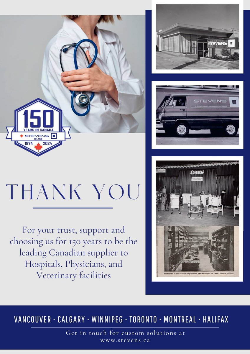 150 years ago, Canada &amp; The Stevens Co. were just starting out! We've grown together ever since. #CanadianMade #TheStevensCompany (128 characters) #CanadianMade #TheStevensCompany #History