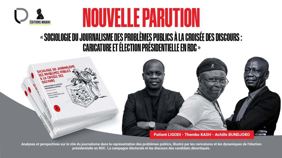 achillebundjoko's tweet photo. Je vous fixe rendez-vous ce jeudi 23/5 au musée national pour le vernissage du livre écrit en collaboration avec le journaliste et enseignant patien #LIGODI et le caricaturiste Thembo #Kash. L'événement débutera à 9h, l'entrée est libre.

+ d'infos sur l'affiche et l'invitation. https://t.co/EyH9uTdEZF