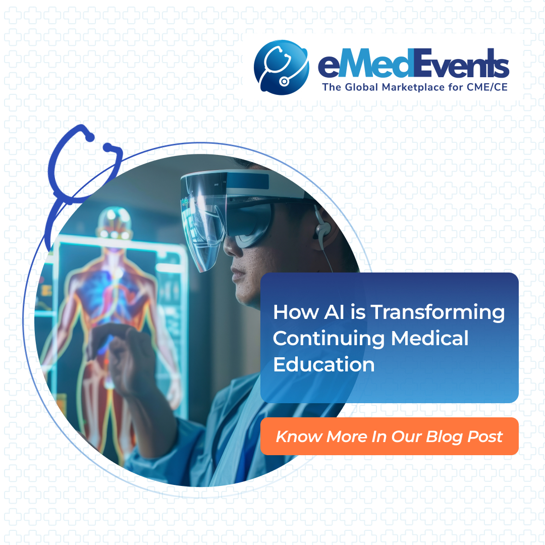 🚀Discover how artificial intelligence is revolutionizing medical education in our latest blog! ➡️Learn more: bit.ly/4bsc4CS #CME #AI #ArtificialIntelligence #Medicine #MedicalEducation #GlobalCME #medicalblog #meded #eMedEvents
