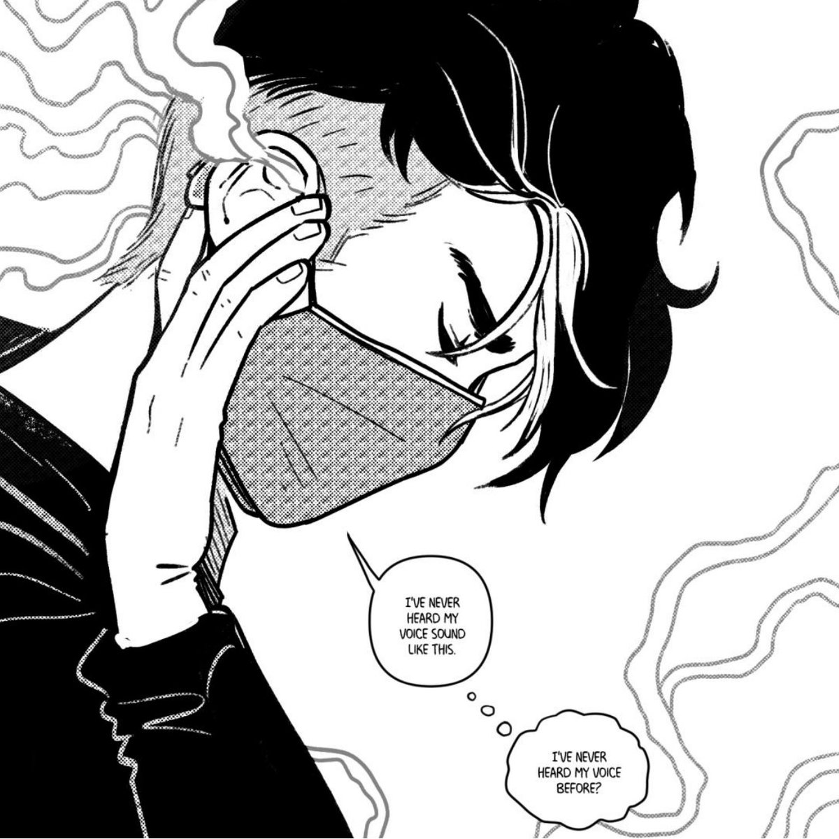 PatchworkZine's tweet photo. Here are some snapshots from our new issue: Jackie Kuhn a made a comic louder than you think. 

Experience the full comic in our new issue! Link in bio.
#comics #comiczine #patchworkzine #sequentialart #hearingtest #clipstudiopaint #scadseqa https://t.co/pmIi7M1bZe
