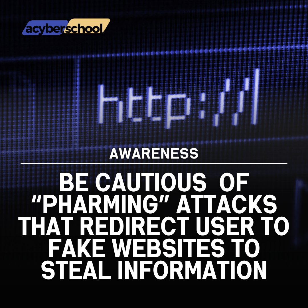 Pharming attacks are a type of cyber attack where a malicious actor redirects traffic from a legitimate website to a fake website without the user's knowledge. 

(THREAD 🧵)