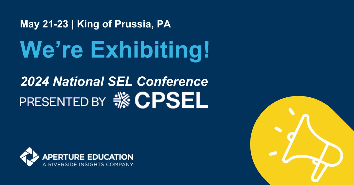 Team members will be at <a href="/CPSEL2/">Center for the Promotion of SEL</a>'s 2024 National SEL Conference tomorrow! Be sure to stop by our booth and join us for a conversation on the impact of building students' resilience for learning and life! #NSELconference