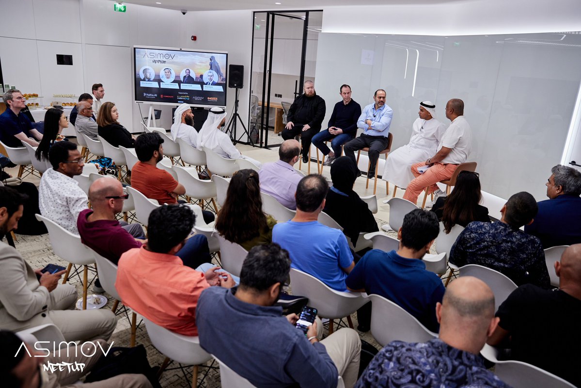 ASIMOVMeetup's tweet image. 🚀 Let's recap how epic it was! Upgraded venue, killer panel, and awesome tech networking and discussions! It was a total blast!
Let's make the next one even more stellar! RSVPs meetup.com/asimov-meetup/…
#AsimovMeetup #CodersHQ