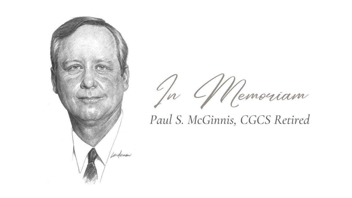 GCSAA regrets to hear of the passing of Past President Paul S. McGinnis, CGCS Retired. Paul leaves behind an indelible mark in the industry through service and leadership. Our condolences go out to his family. gcsaa.org/about-gcsaa/le…