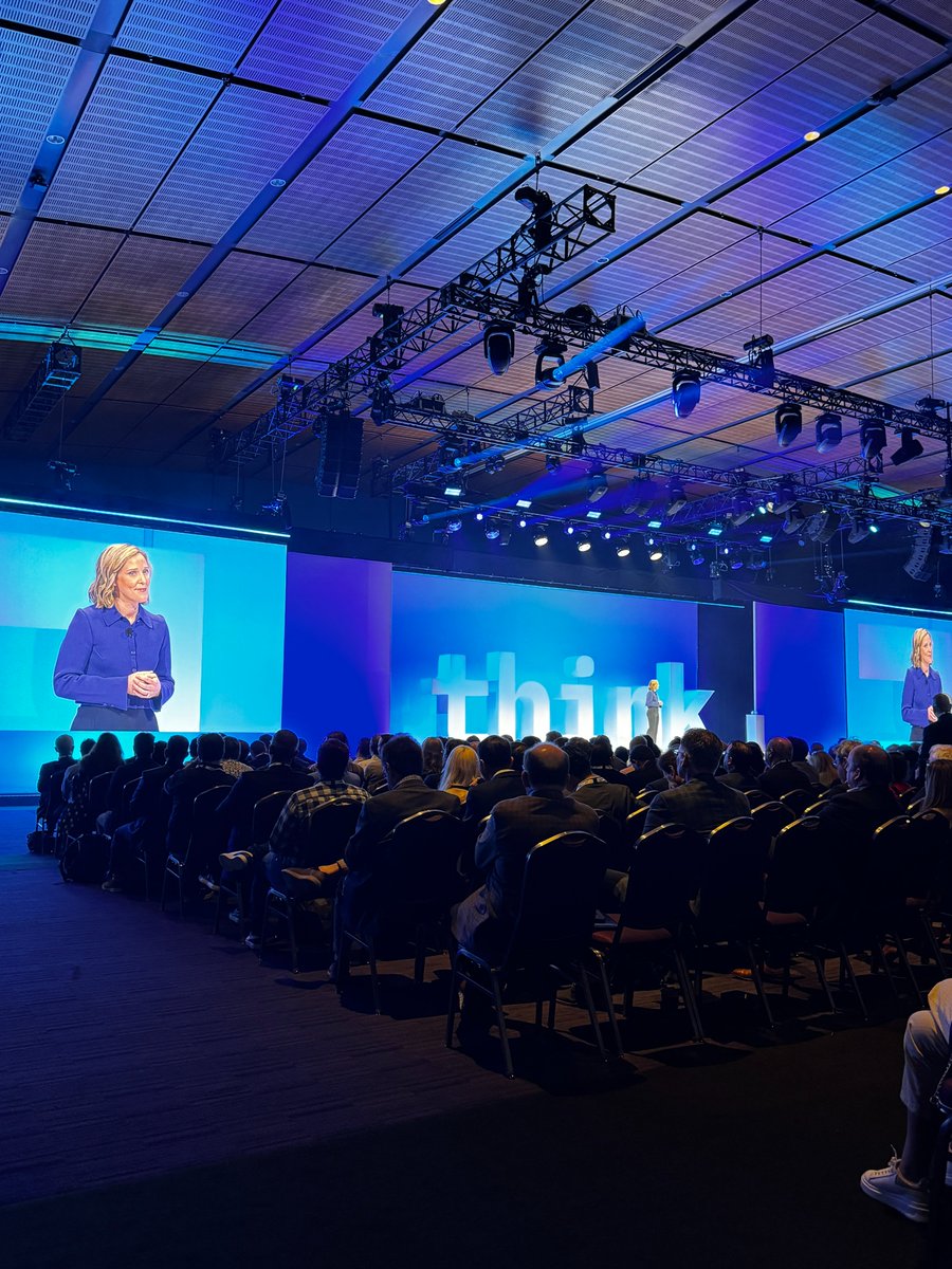 "With the rise of AI, we are seeing a $4.4 trillion market that's transforming businesses across industries." - <a href="/kate_woolley_/">Kate Woolley</a> at <a href="/IBM/">IBM</a> #Think2024
