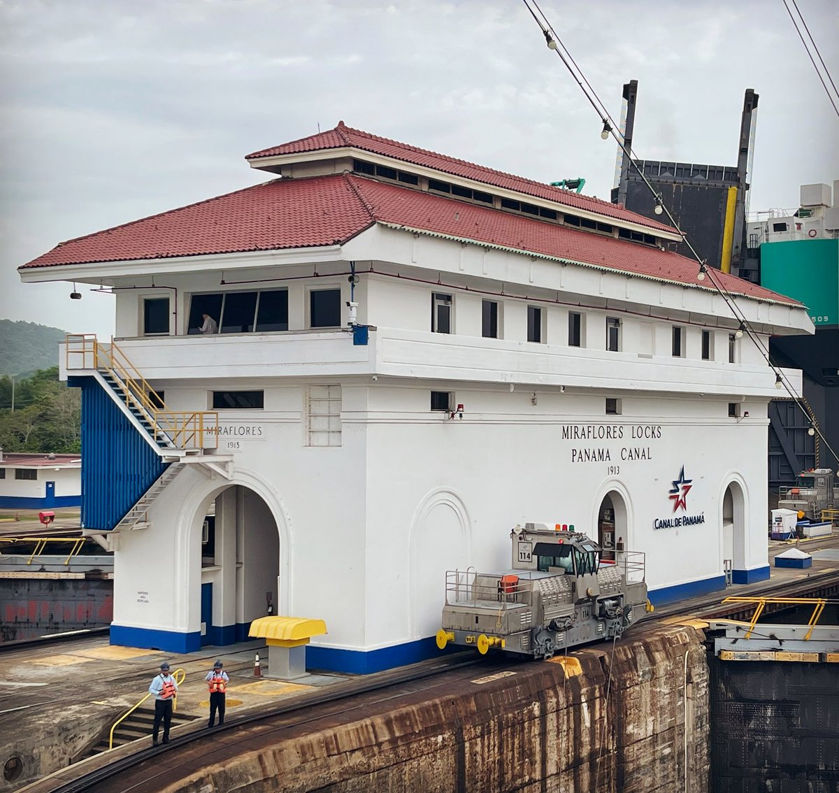 #MirafloresLocks #Miraflores #PanamaCanal #IslandPrincess #PrincessCruises @PrincessCruises