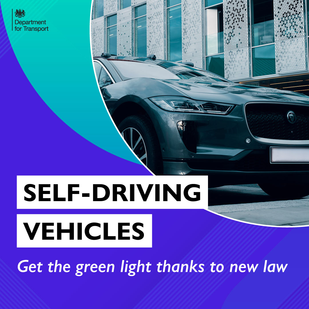 The Automated Vehicles Act is now law after receiving Royal Assent, meaning… ✅ Self-driving vehicles could be on British roads in just two years ✅ Improved road safety ✅ More economic growth Find out more: gov.uk/government/new…