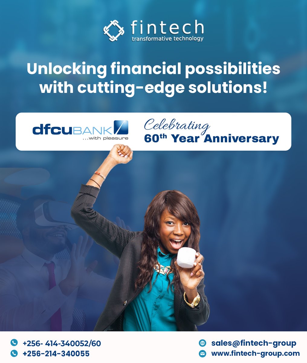 Congratulations to DFCU Bank for 60 Years of Excellence! @FitspaUG @dfcugroup #DFCU60 #BankingExcellence #MilestoneCelebration #CommunityBuilding #FinancialInnovation #Fintech #UBAAt75