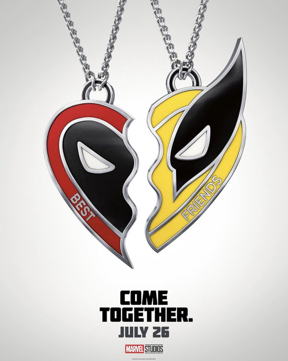 Omg you can actually get the #DeadpoolandWolverine friendship necklaces from @Fandango