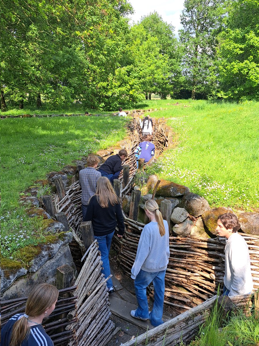 AmpCollHumans's tweet photo. Year 9 @AmpleforthColl at Bayernald trenches https://t.co/xsOk8fsYsg