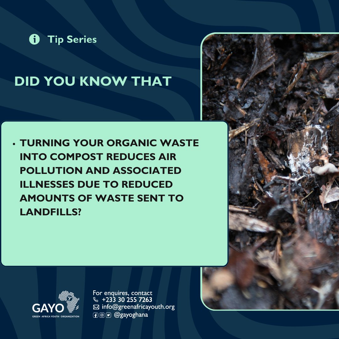 zerowaste_233's tweet photo. Did you know that composting not only reduces waste but also benefits the environment in numerous ways? By composting organic materials like food scraps and yard waste, we're diverting waste from landfills, reducing greenhouse gas emissions, and enriching soil health.
#ZWA
#gayo https://t.co/Amya4csNOT