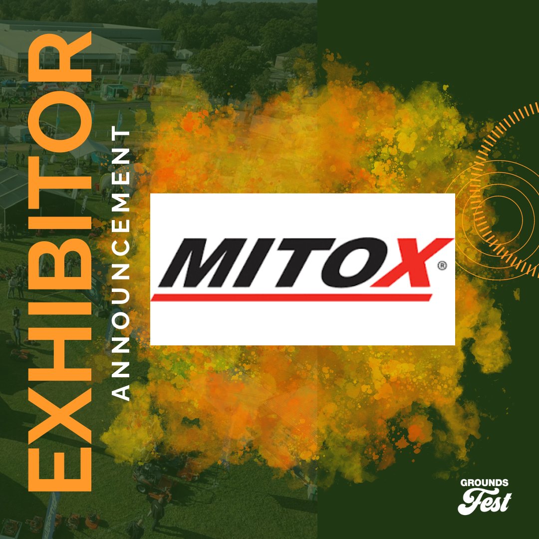 We are delighted to welcome back @mitoxgm to Grounds Fest 2024!

For more information about the company visit mitox.co.uk

#gardenmachines #gardenmachinery #gardentools
#tradeshow