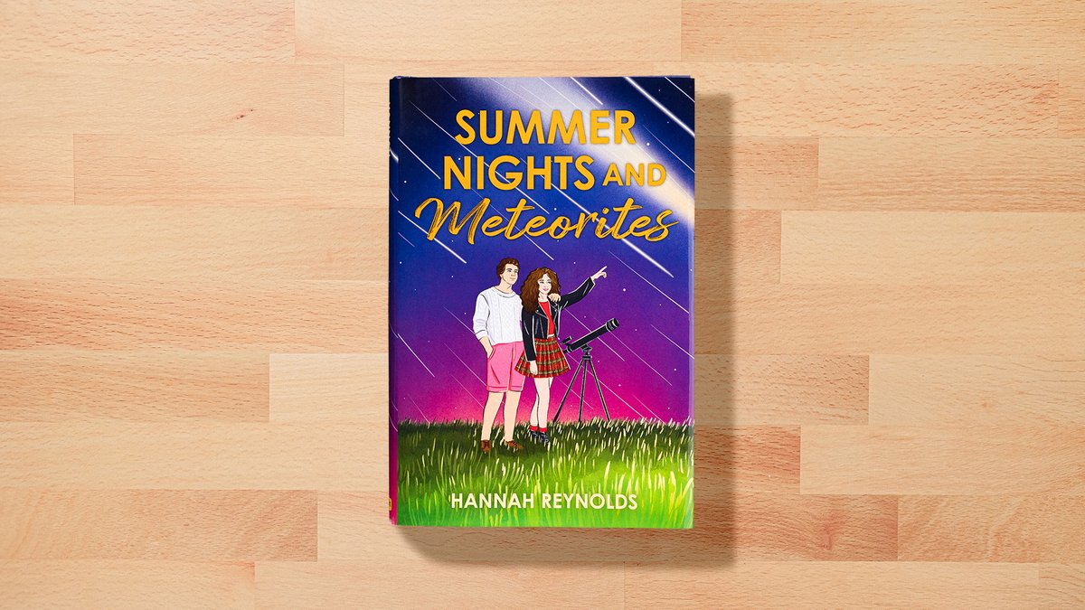 Happy #BookBirthday Hannah Reynolds (@Allison_Parr)! Summer Nights and Meteorites is on shelves today!