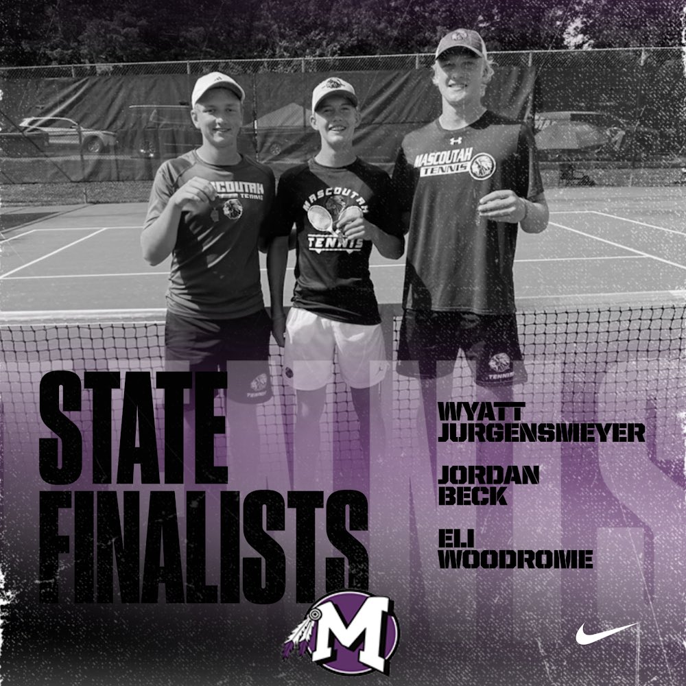 Big weekend for Indian Tennis as we move on to State in both singles and doubles! Congrats fellas!