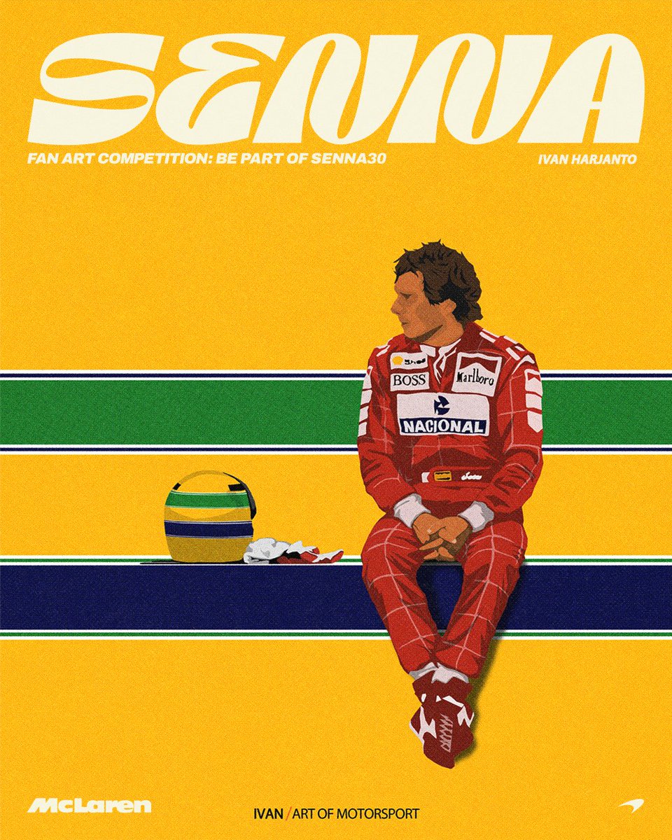 McLarenF1's tweet photo. A work of art. 🖼️ 

Just one of our incredible #SennaArt competition entries!

Enter now before it closes 👉 https://t.co/OFa9Z7tCLi

#Senna30 https://t.co/xWkzzDmufH