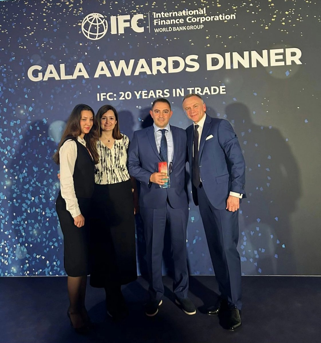 Excited to share 4 trade finance awards:
✔️ #EBRD 2023 Deal of the Year for “Export” &amp; “Green Trade in Renewable Energy" Completion of Climate Practices &amp; Transition Planning Program in Armenia
✔️ #IFC Outstanding GTFP Issuing Bank. Honorable Mention. Caucasus