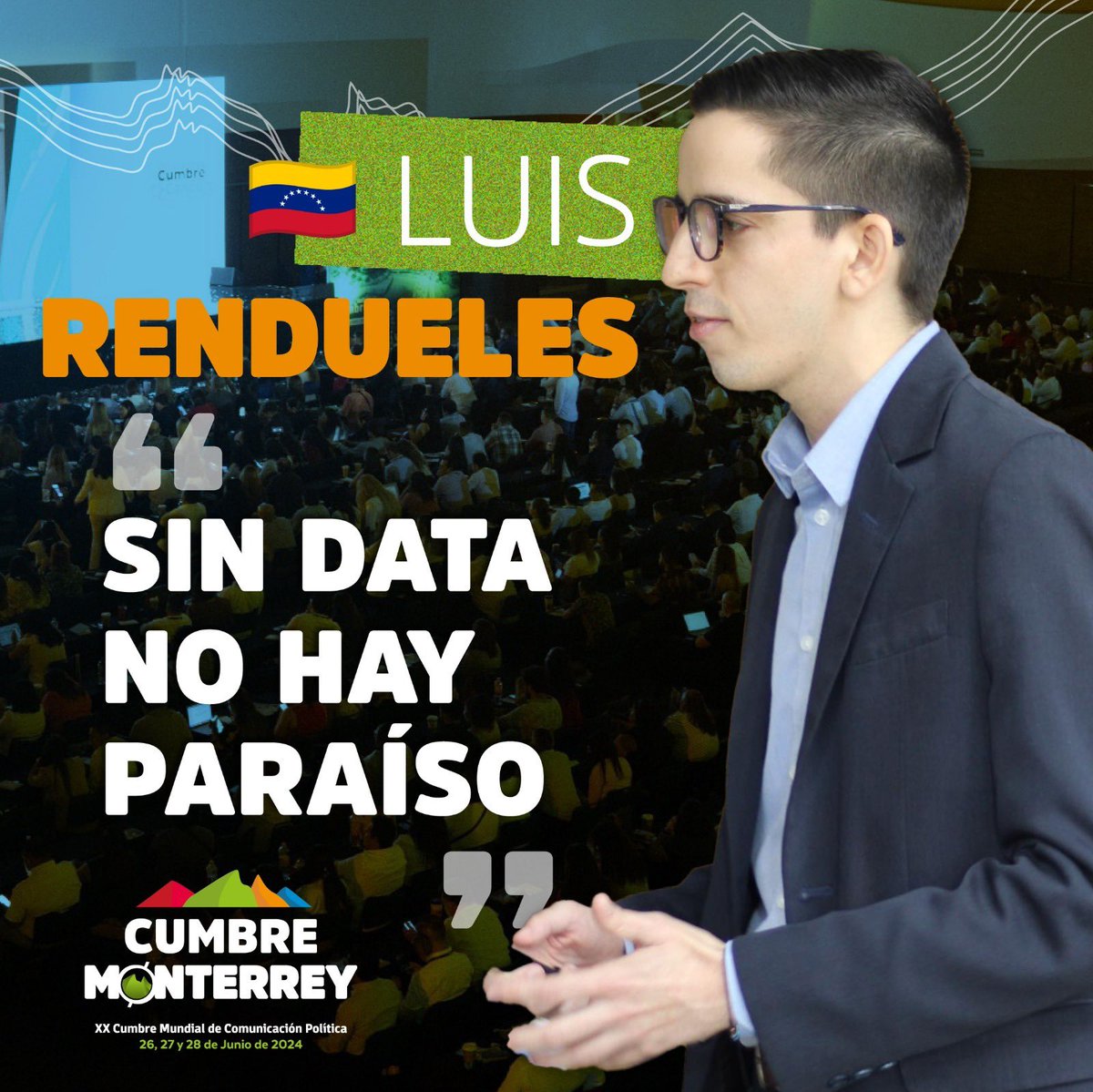 Otra meta cumplida ✅

Estaré participando con mi conferencia en la <a href="/CumbreCP/">CumbreCP</a>, uno de los eventos mas importantes de la industria.

Tendré el gusto de hablar sobre data, tecnología y política en campañas electorales y comunicación de gobierno. 🤩

¡Nos vemos en Monterrey!