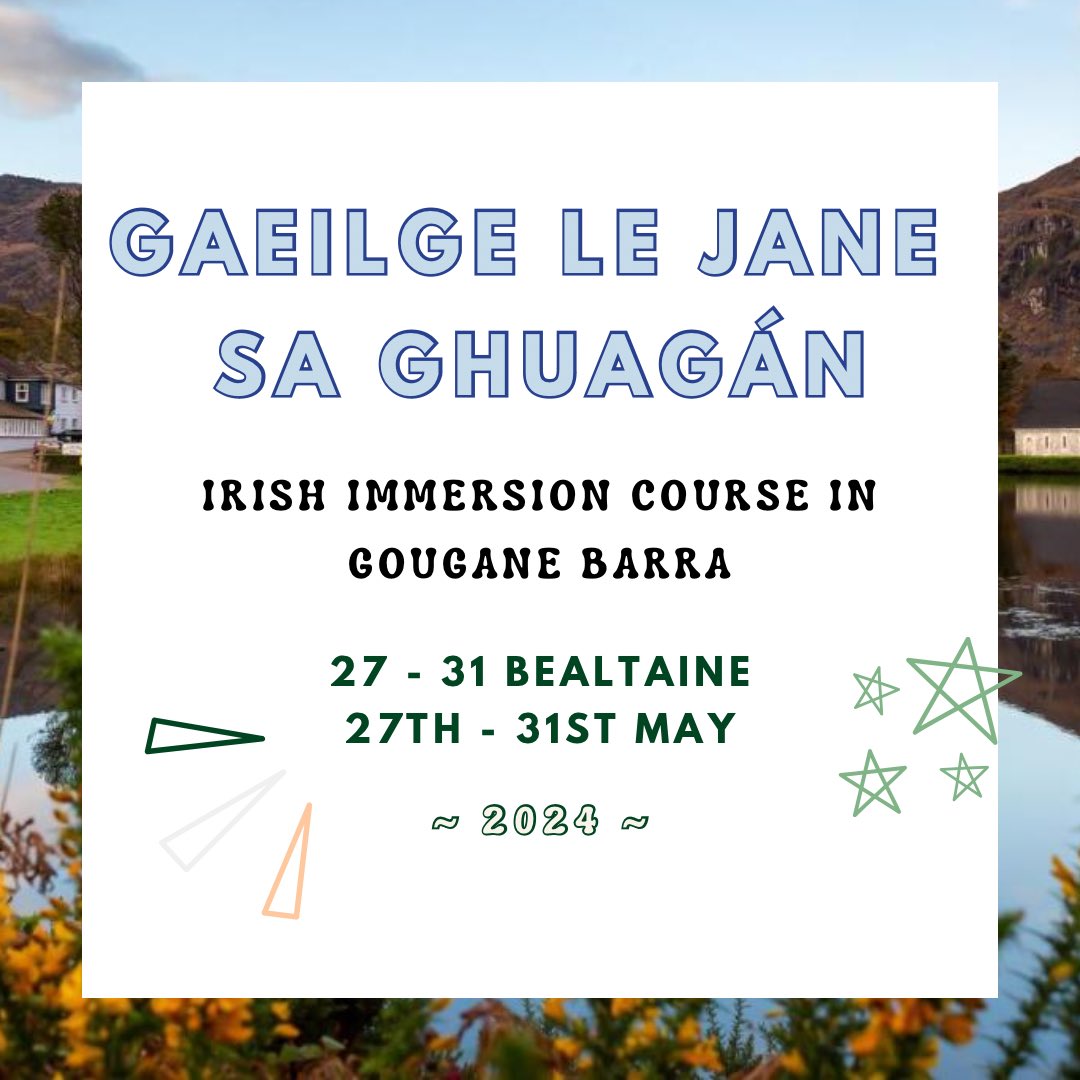 NiLuasa's tweet photo. Beidh mo chéad chúrsa tumoideachais ag tosnú i gceann seachtaine agus tá sé lán!! 🤩 https://t.co/pfBsHZNG5G