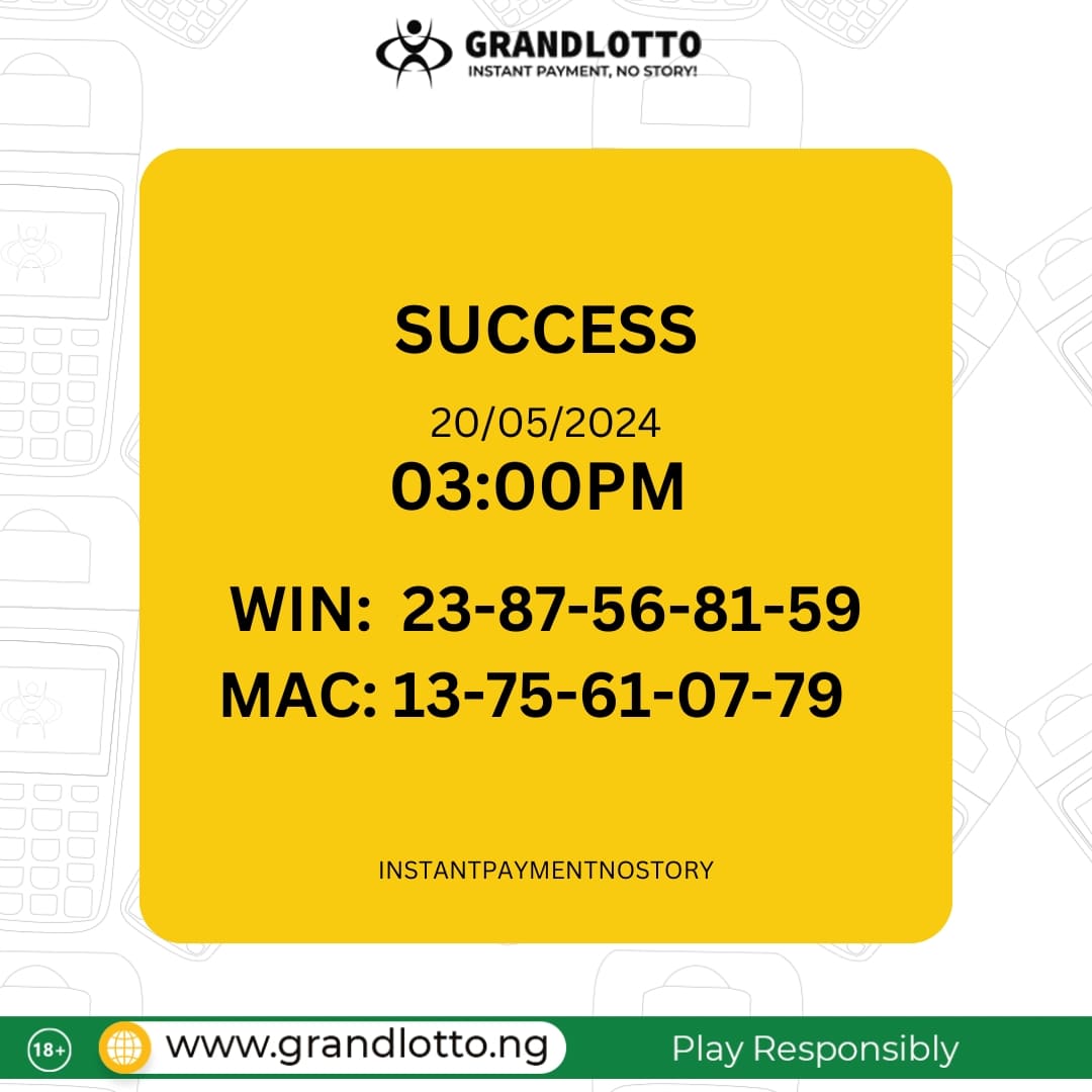 Success results grandlotto.ng