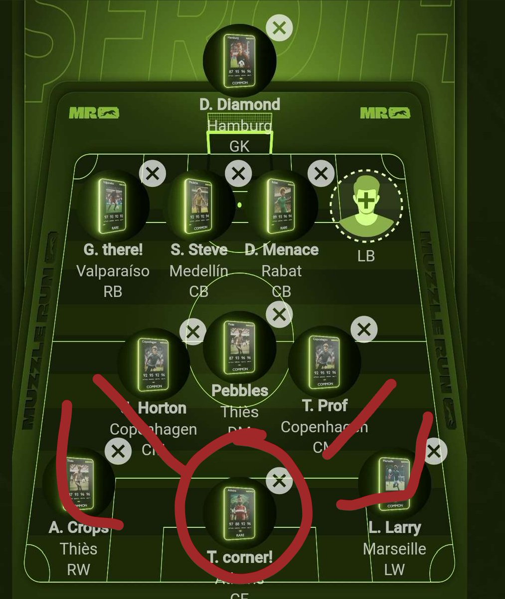 Australian_Andy's tweet photo. @MuzzleFootball 

Formation set around my star player

✨️Mr Top Right Corner✨️
97 Attack
92 Mental
96 Ablity

My plan is to build the Ability and Mental of the 4 supporting players around him so they can feed the star player and watch him lead us to the championship 💪🏻 https://t.co/wlk0CkqESk