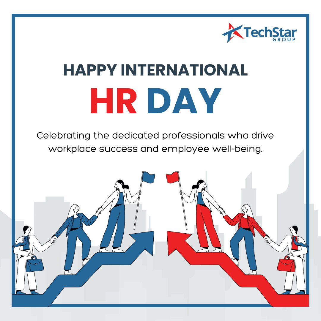 techstar_group's tweet photo. Happy International HR Day! 🎉

Today, we celebrate the dedicated professionals who drive workplace success and champion employee well-being. Thank you for your invaluable contributions!

#InternationalHRDay #HRHeroes #Workplace #TechStarGroup https://t.co/hzWxfsEKTN