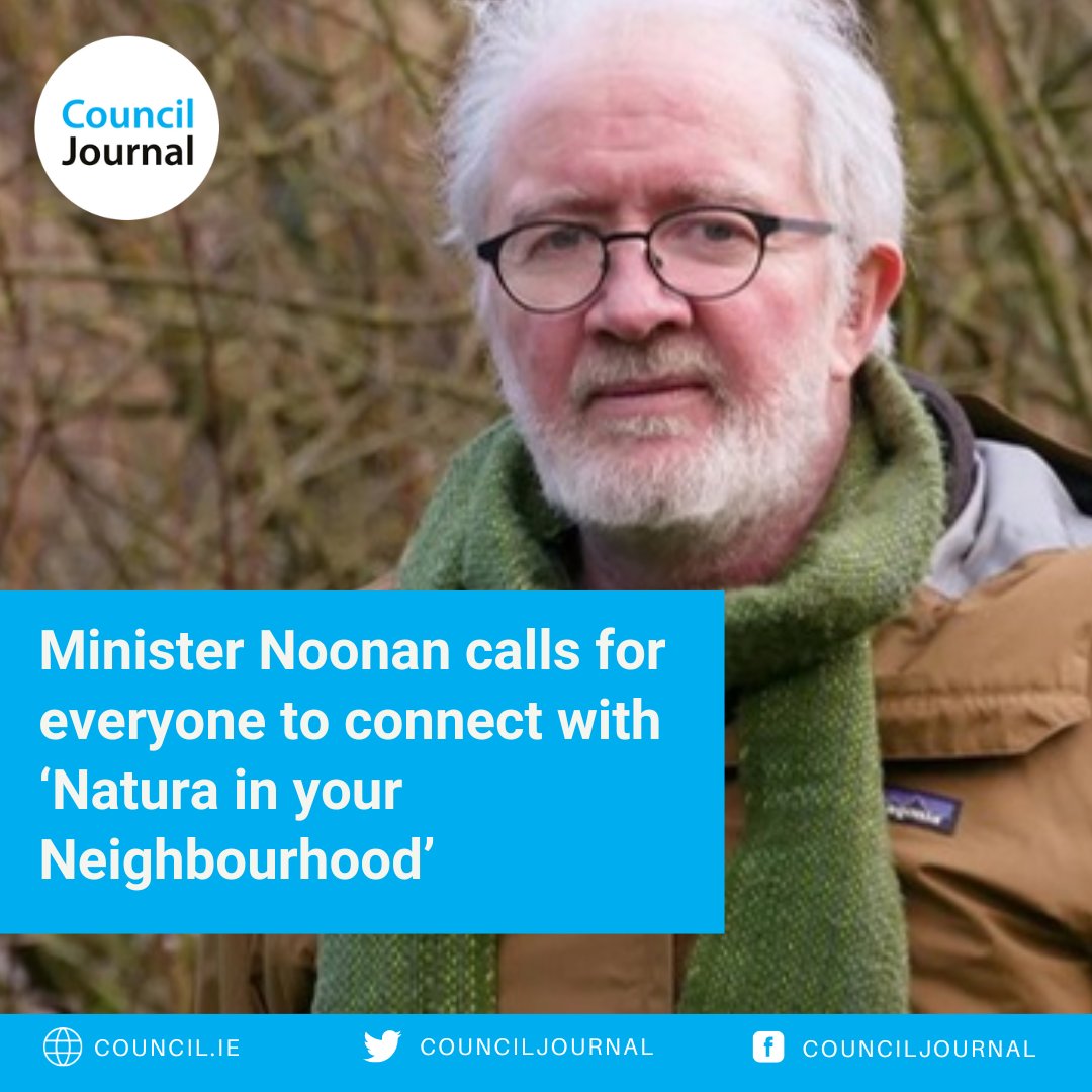 Minister Noonan calls for everyone to connect with ‘Natura in your Neighbourhood’ during National Biodiversity Week Read more: council.ie/minister-noona… #nature #biodiversity #community @noonan_malcolm