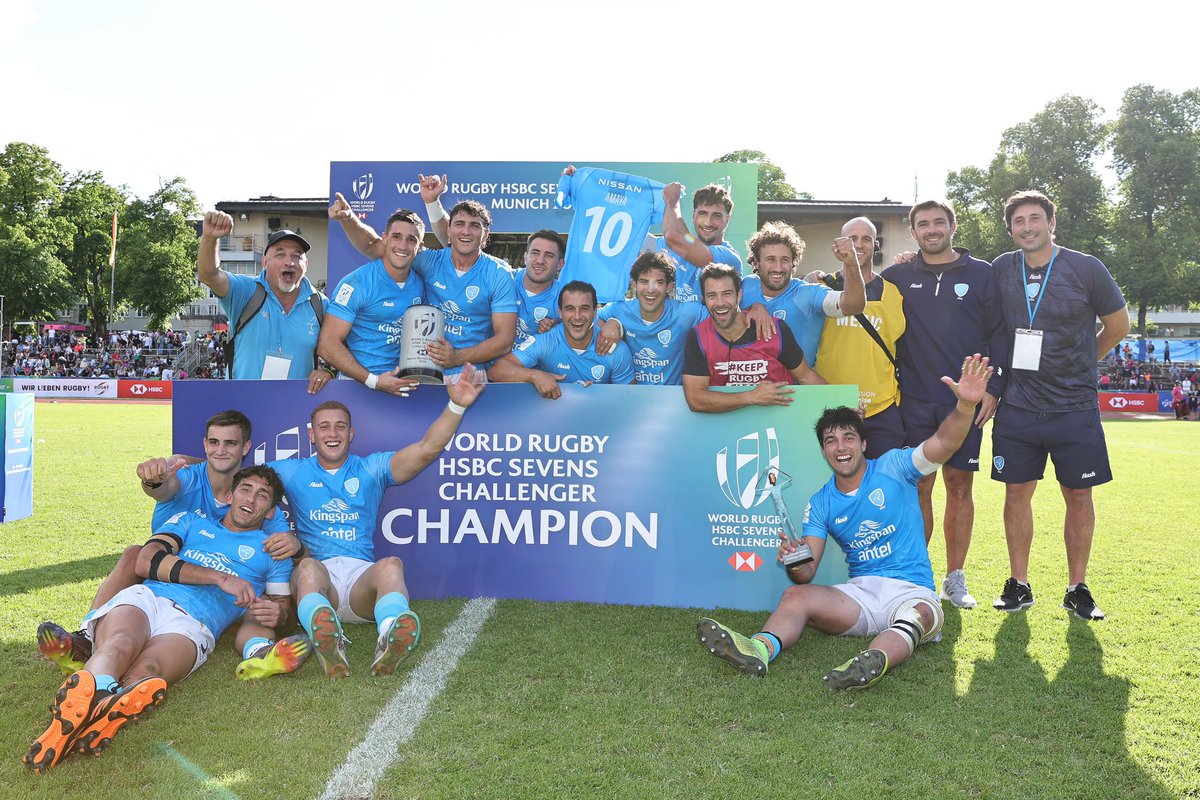 Esta banda! 🥇🏆
Campeones del seven Challenger series 2024! 

- Dubai 🥉
- Montevideo 🥇
- Munich 🥇

Vamos por todo en madrid!  <a href="/Teros7s/">Teros 7's</a> 

💙🤍💙🤍

<a href="/RugbyUruguay/">U.R.U.</a>