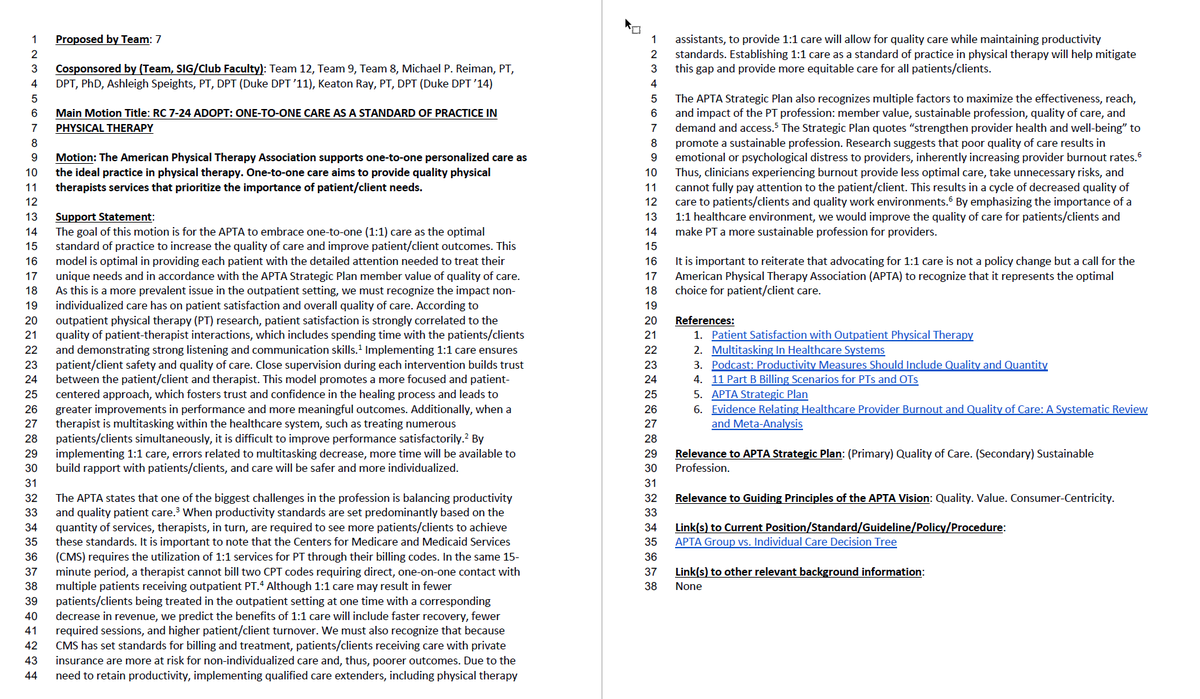 Duke_DPT's tweet image. And we&apos;re back with the motion of @DukeHOD7 w/ cosponsorship by @DukeHOD12 @DukeHOD9 @DukeHOD8 #dptfaculty @DukeMedSchool @DukeOrtho @MikeReiman @DukeAlumni #dukedpt2011 @KeatonRay1 #dukedpt2014 #ForeverDuke #dudpthod