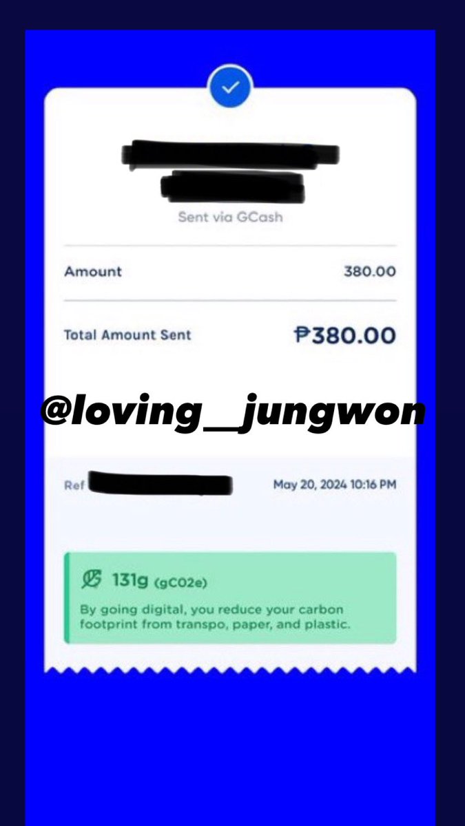 nallij__'s tweet photo. date sent: MAY 20, 2024

PROOF OF LEGITIMACY:  @hartmaryel received 380 Php prize via gcash !

thank you for trusting me and for joining in my giveaway 🫶🏼 have a blessed evening 🥹 
#giveawayproof #gaproof #proofoflegitimacy #proof #gcash https://t.co/uGRNqFdK21