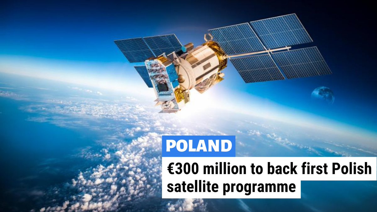 🇪🇺🇵🇱 The €300m loan to @bgk_pl will finance the development & launch of 2 earth observation satellites in Poland. In line with the EIB Group’s Security & Defence Industry Action Plan, the project will provide imagery for civilian and defence applications. bit.ly/3ytmiEn