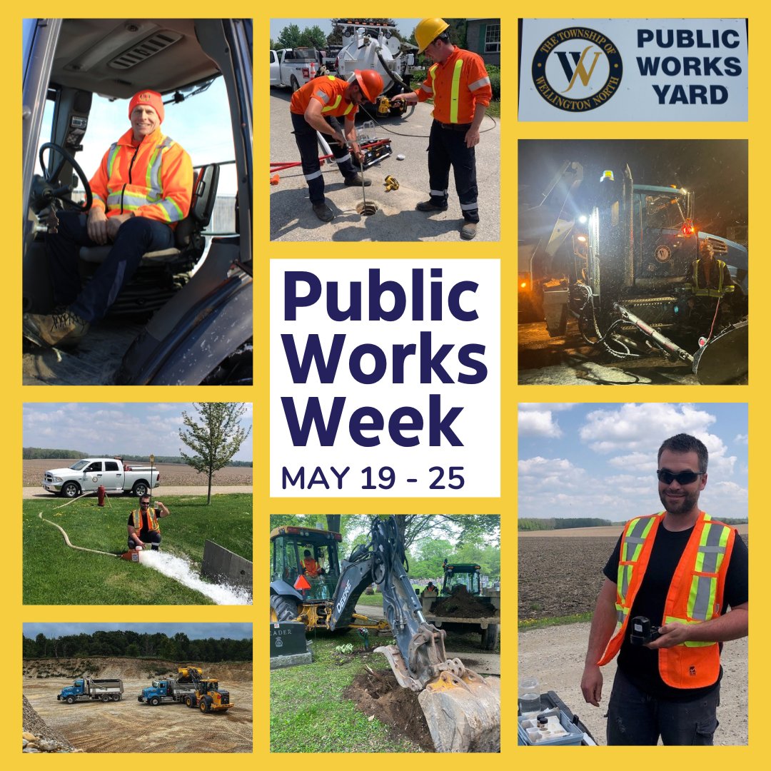 🎉🌟 Happy Public Works Week! THANK YOU to all Township public works employees for keeping our communities running smoothly! Your dedication to maintaining roads, bridges, sidewalks, and ensuring clean water makes a real difference daily. Let's appreciate you every day! 👏🚧💧