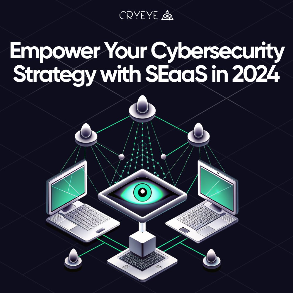 cryeye_project's tweet photo. With interactive training, real-time monitoring, and advanced response protocols, SEaaS enhances your organization's security posture for 2024 and beyond. 
#Cybersecurity #SEaaS
https://t.co/Cmprh2hXzs https://t.co/iW3afEG6NR