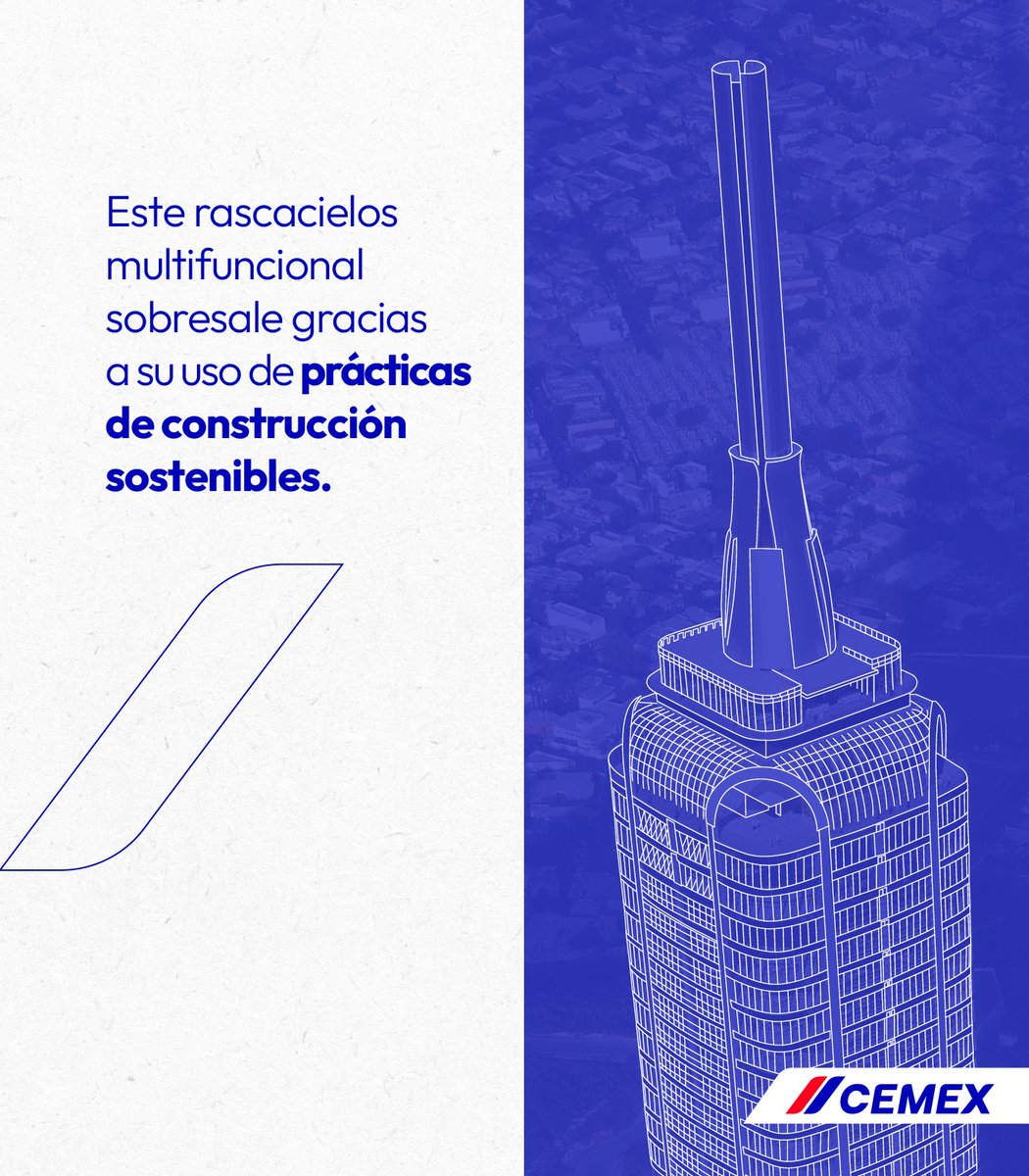 🏙 La Torre Rise prioriza la innovación y sostenibilidad al reducir el uso de agua, eliminar plásticos, gestionar residuos y utilizar nuestro concreto #Vertua, con el fin de convertirse en la torre con más certificaciones ambientales en México.Conoce más: cmx.to/3tMDfax