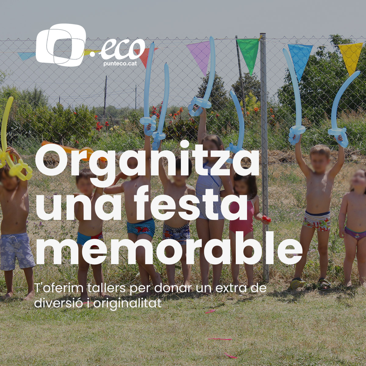 Has d'organitzar la festa d'aniversari del teu fill o filla? 🧑 Celebra'l a Punt Eco i reserva un dels nostres espais per fer-ne un dia inoblidable!  Posem al teu abast diferents espais i activitats, perquè triïs el que més t'agradi🫶  Reserva el teu dia a punteco.cat/festa-infantil