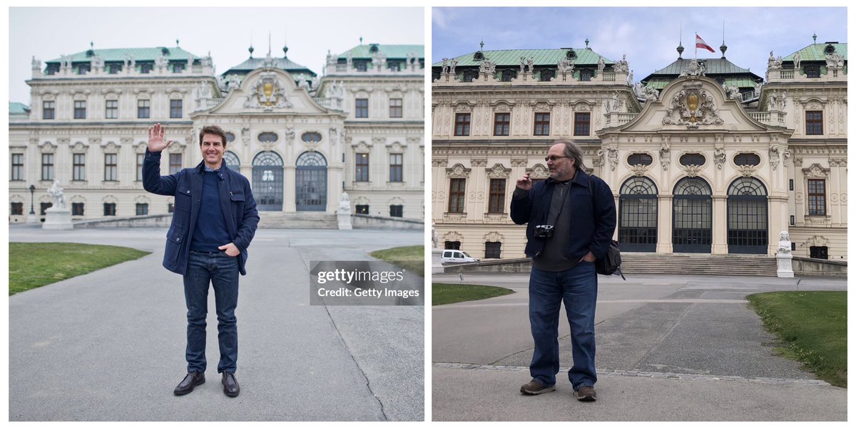 RandyShanofsky's tweet image. #TomCruise takes a break from filming #MissionImpossible 
#RogueNation to visit #BelvederePalace @belvederemuseum in #Vienna, #Austria, 2014.