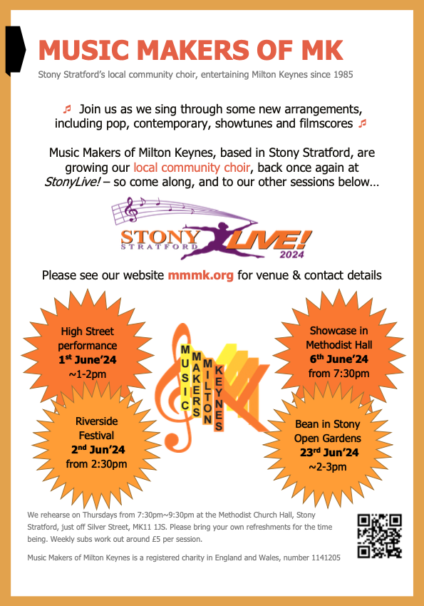 Seeing a few community notices up on the weekend in Stony, thought a few amends to our flyers should cover the local events we're engaged with - please spread the word #loveMK #StonyStratford