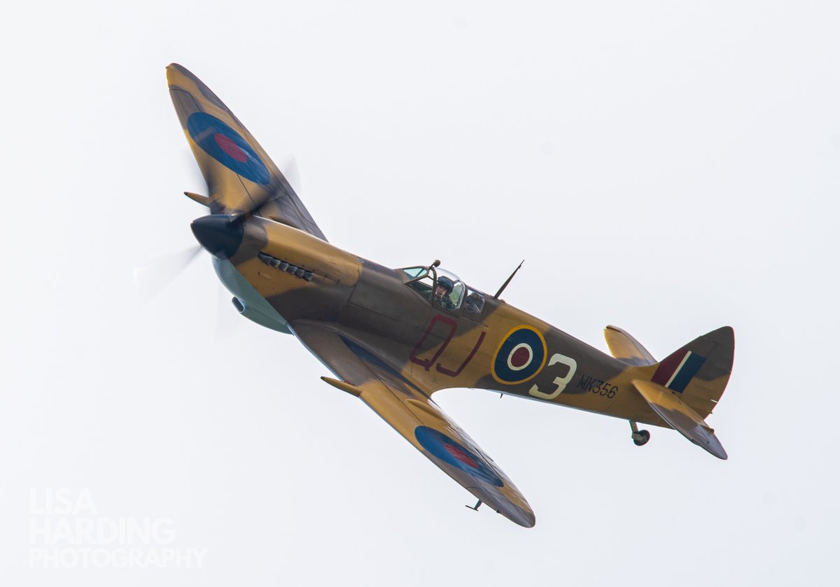 Close up with Spitfire MK356 of @RAFBBMF  at @RAFConingsby this morning.
