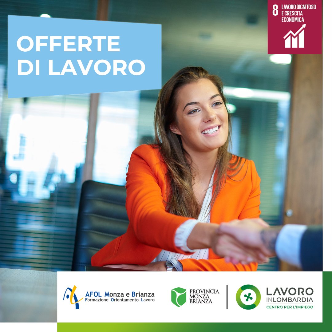 AfolMB's tweet photo. Pubblicate le nuove  #opportunitàdilavoro settimanali di #afolmb #monzabrianza #lavoro #offertedilavoro #cpivimercate #cpimonza #cpiseregno #cpicesanomaderno #ProvinciaMB #lavoroinlombardia
https://t.co/qJrd6KvD4d https://t.co/CP3IrqdMFu