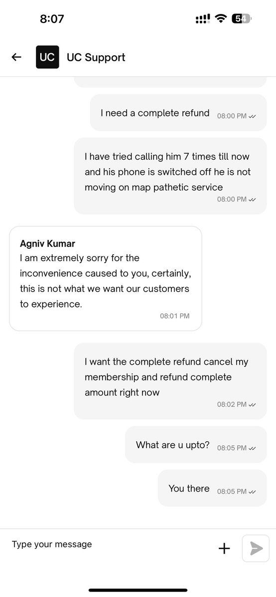 karan783287's tweet image. 6
Mins no response from customer care agent sleeping? 

#urbancompany  @urbancompany #scam #subscriptionscam