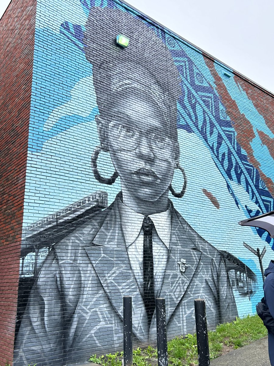 Check out the amazing new mural at BCYF Shelburne Community Center in #Roxbury! Thank you to all who made it happen: @gofive @take1r.gn @inspire.thru.art @streettheorygallery @ArtsinBoston