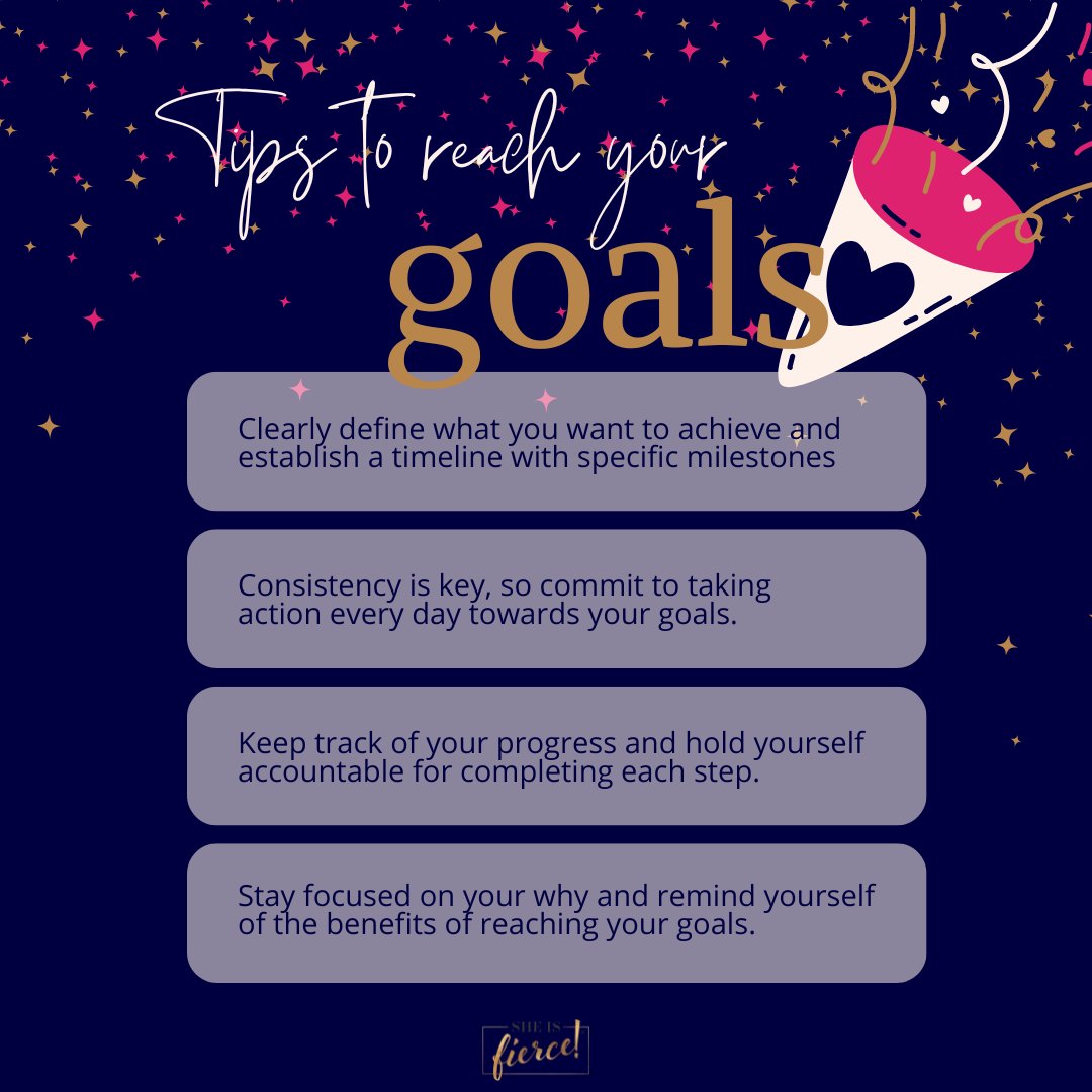 Remember, fierce ones, progress is progress, no matter how small. Keep moving forward with purpose and passion – you've got this! 💪💖  

#sheisfiercehq #goalcrusher  #motivationalspeaker #motivationforwomen