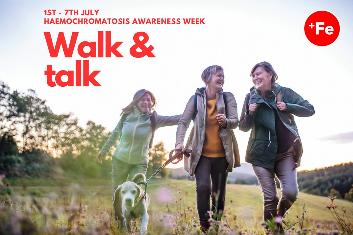 Get involved in #HAW24 by organising your own awareness + fundraising Walk & Talk. Pick your route - near or far - and encourage friends & family to join you in raising awareness and much-needed funds to fight #IronOverload. Signup here : bit.ly/3JKVxgM #HAW24