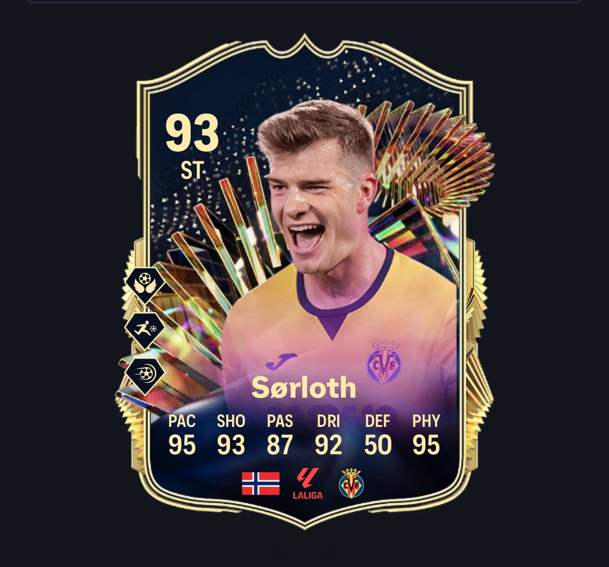 TOTS SBC coming soon 🔜 • 🇳🇴 Alexander Sørloth A well deserved TOTS ✅ Stats are prediction @fut_camp #fc24