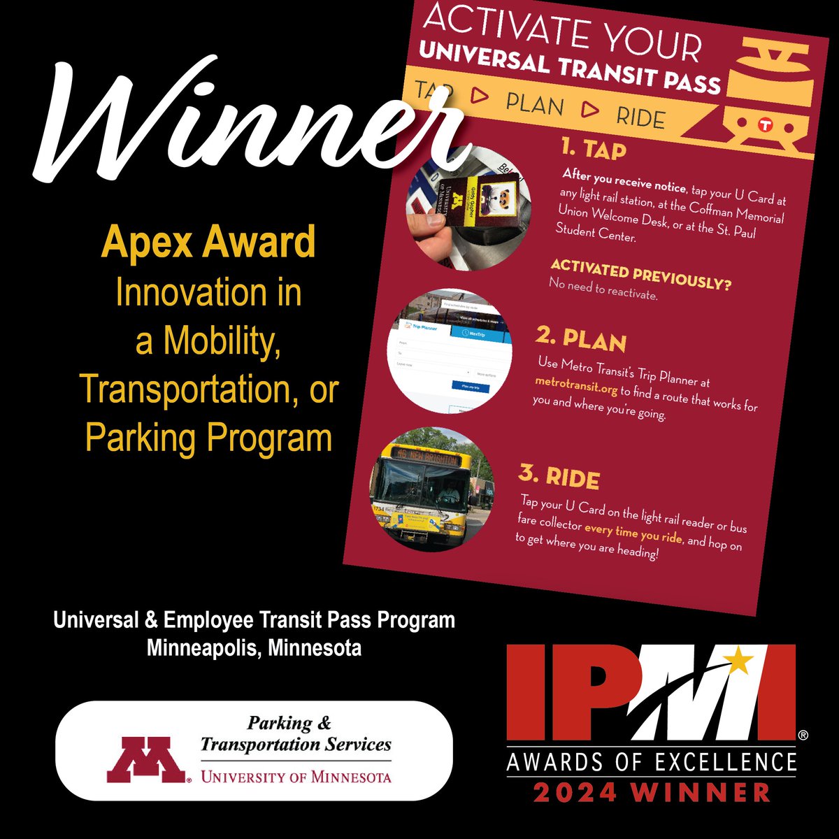 Parking & Transportation Services - UMN tweet media