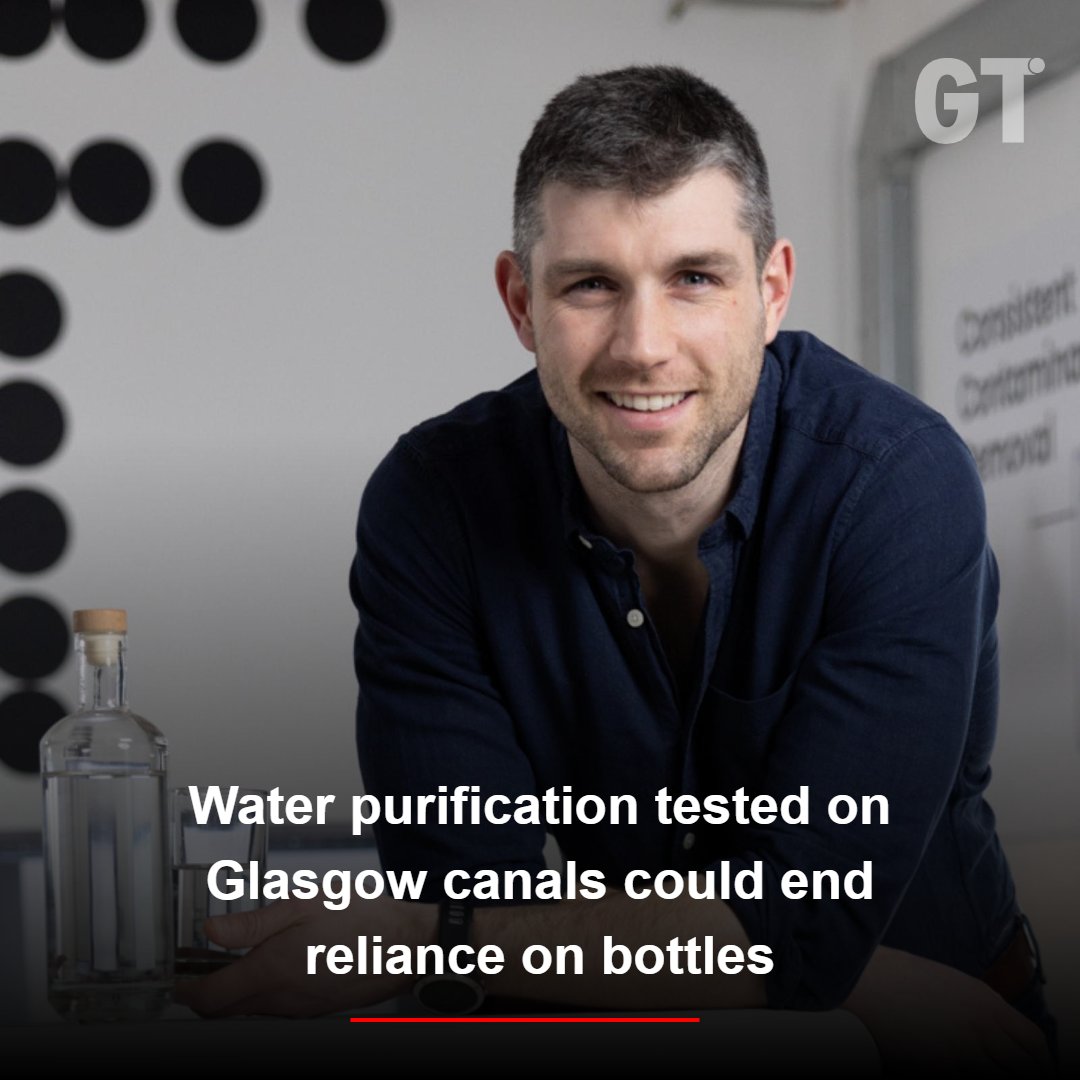 “Globally, we’re using one million bottles of water every minute and that’s because we don’t trust the water quality that we have.' Full story: glasgowtimes.co.uk/news/24332774.…