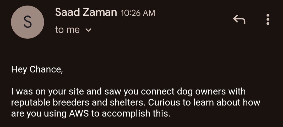 This one of the better AI written spam emails we've ever received.